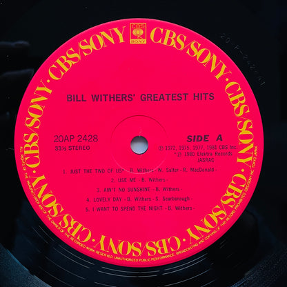 Bill Withers - Greatest Hits (Japanese Pressing)