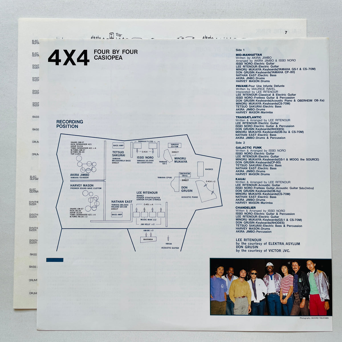 Casiopea - 4×4 Four By Four (Original) - Portal Records