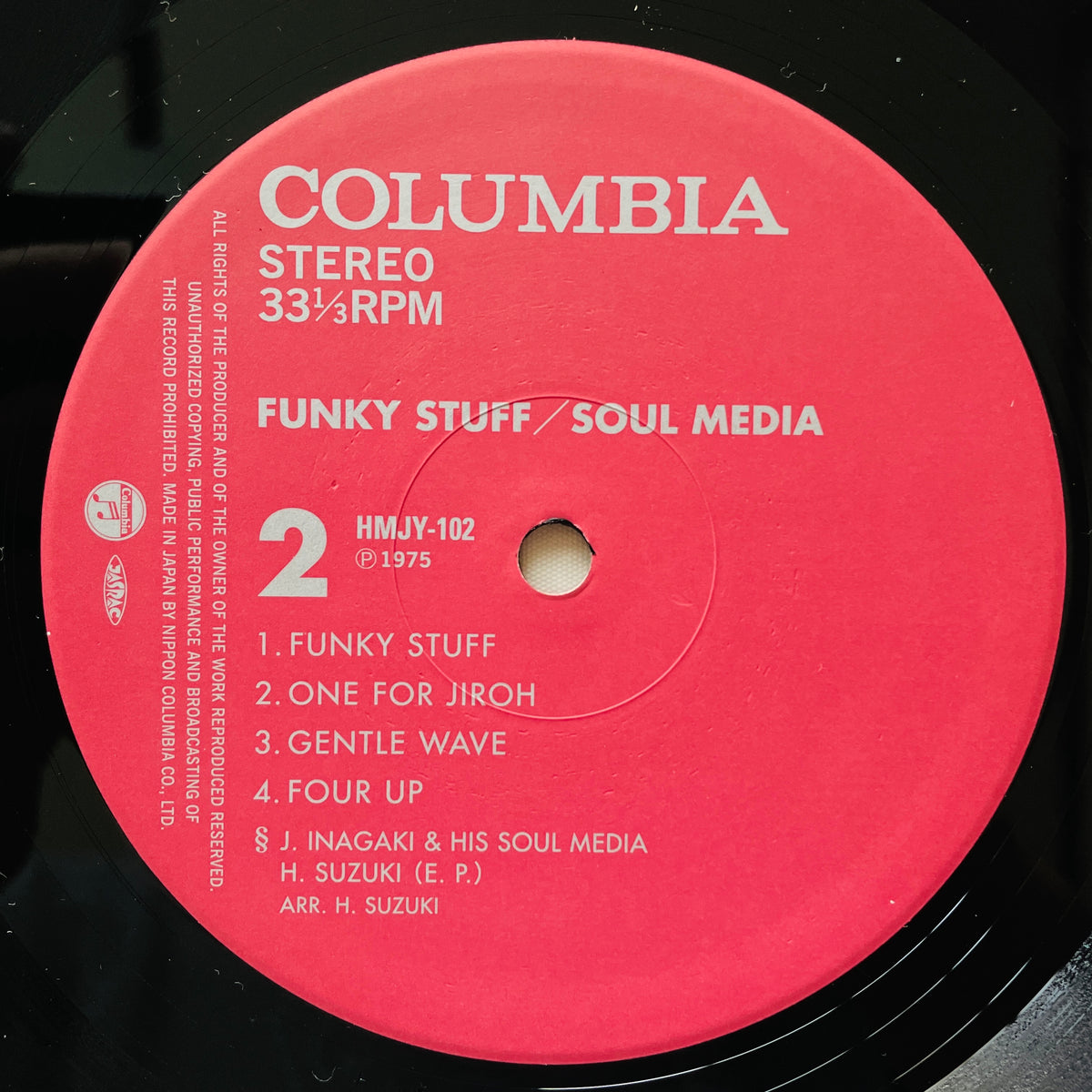 Jiro Inagaki And The Soul Media - Funky Stuff (Reissue) - Portal Records