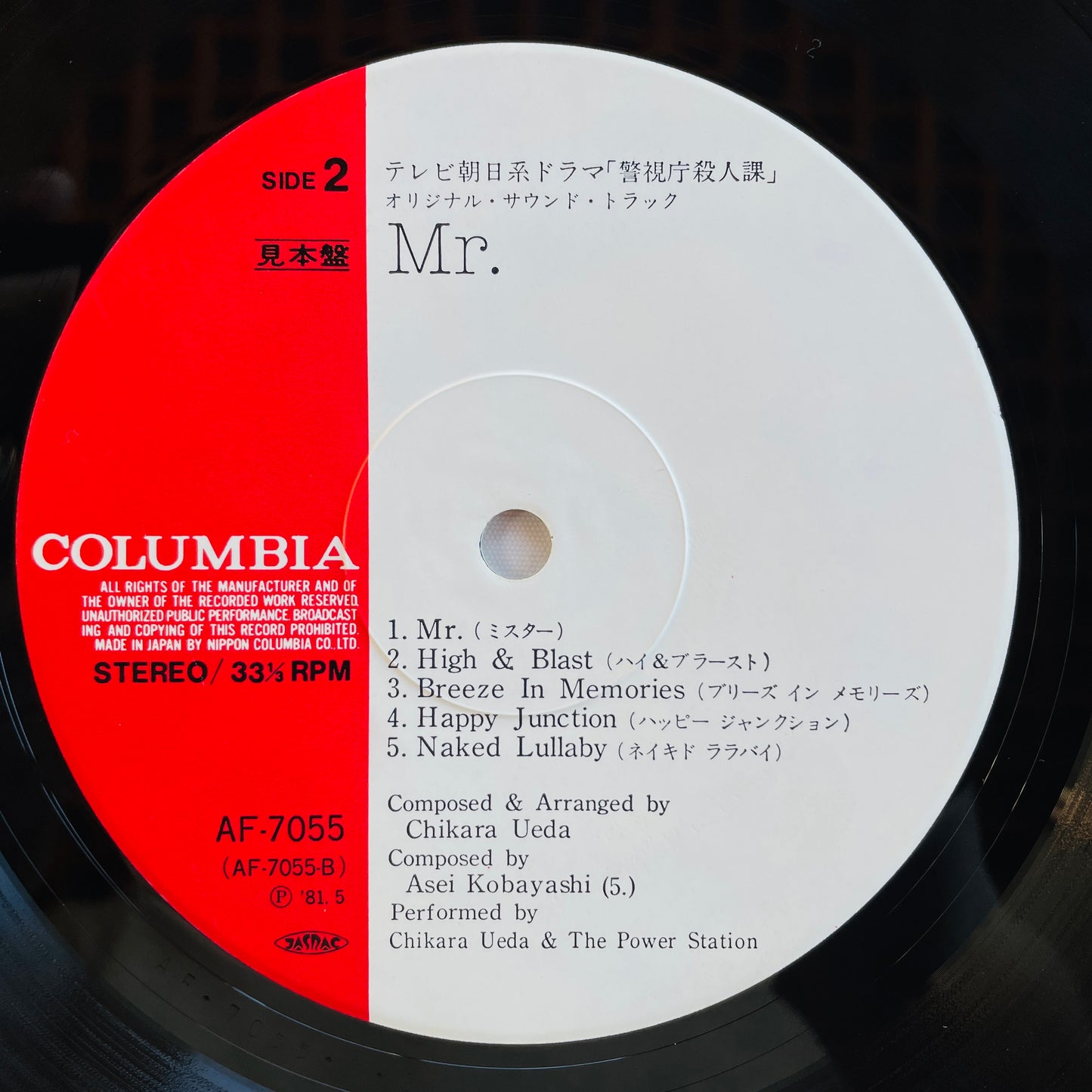 Chikara Ueda & The Power Station - Keishichou Satsujinka Soundtrack (Original)