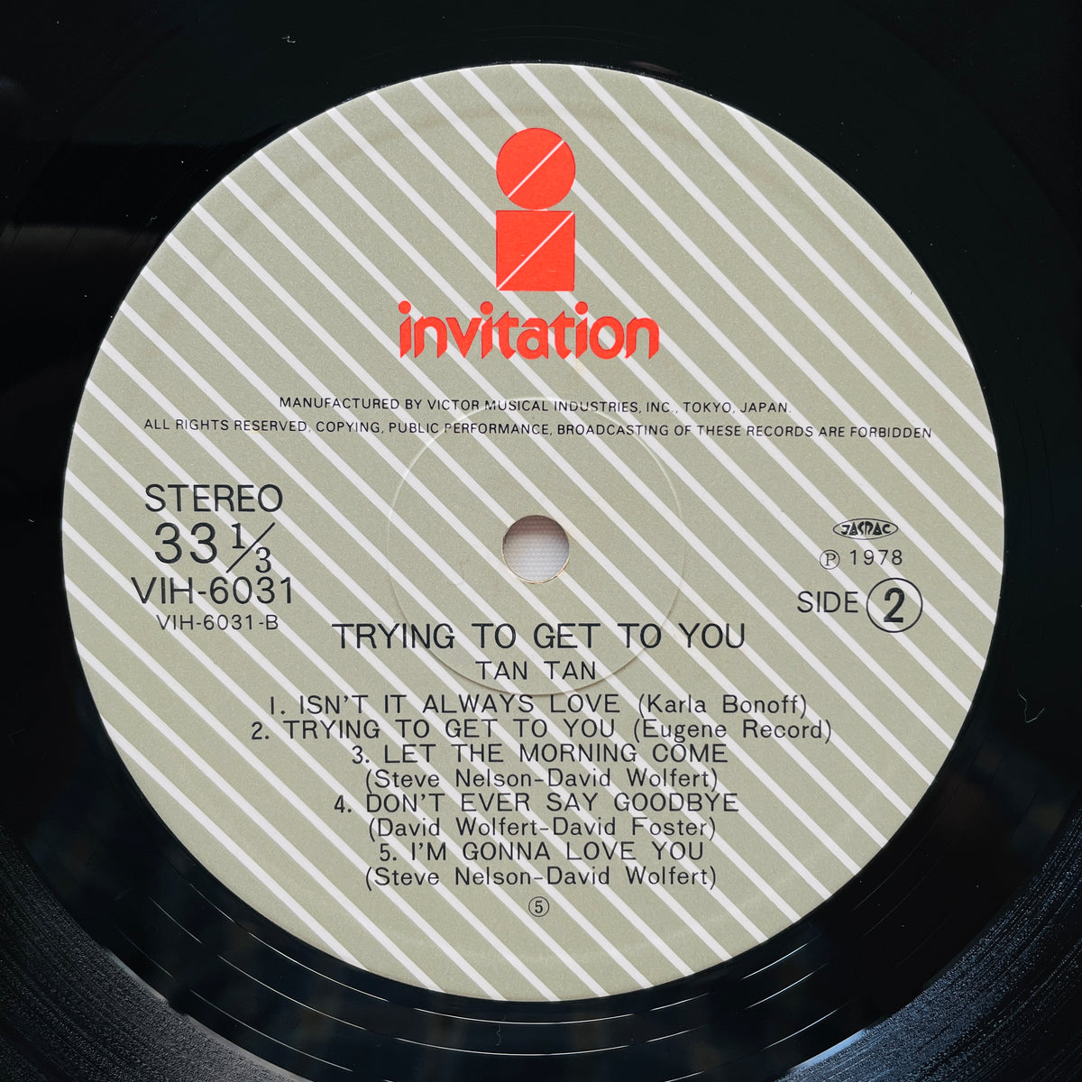 Tan Tan – Trying To Get To You (Original)