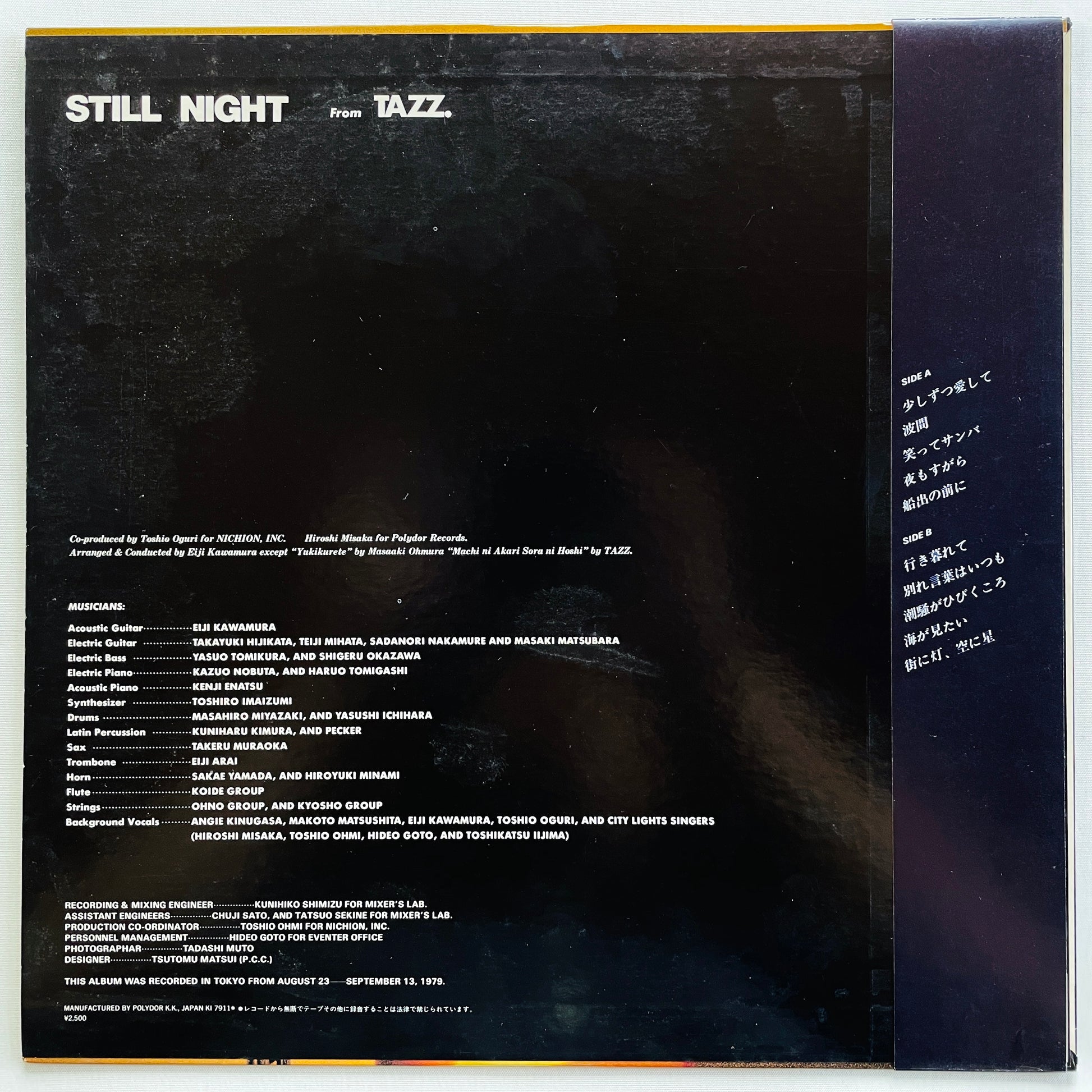 Tazumi Toyoshima – Still Night (Original) - Portal Records