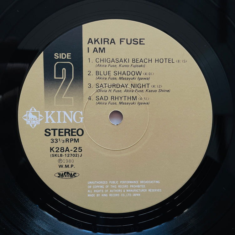 Akira Fuse – I Am (Original, w/Poster)
