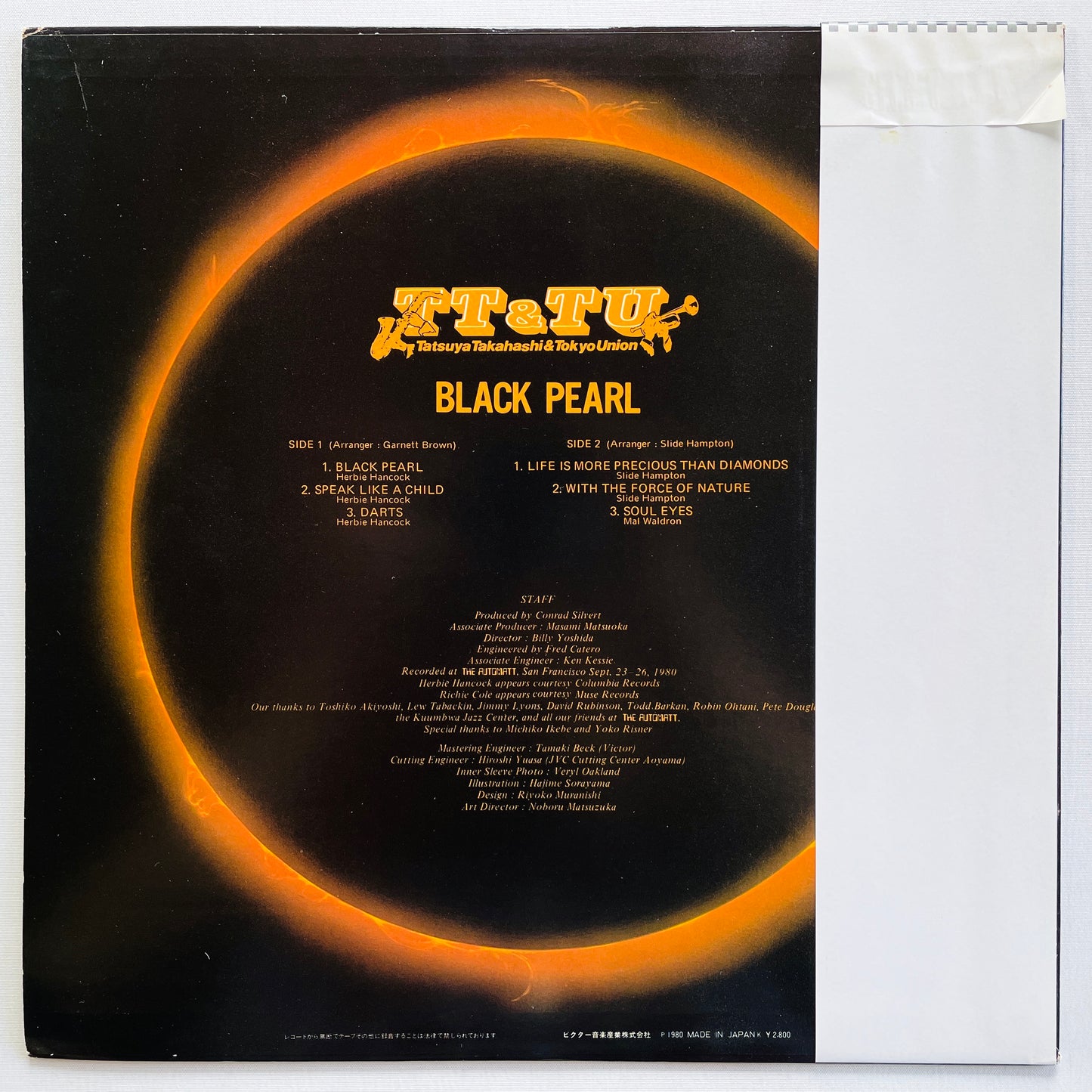 Tatsuya Takahashi & Tokyo Union – Black Pearl (Original) - Portal Records