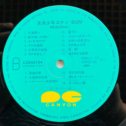 Shinichiro Ikebe - Future Boy Conan (Original, w/Poster) - Portal Records