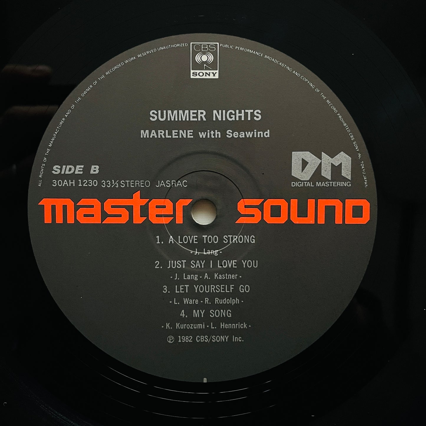 Marlene With Seawind - Summer Nights (Original, Audiophile)