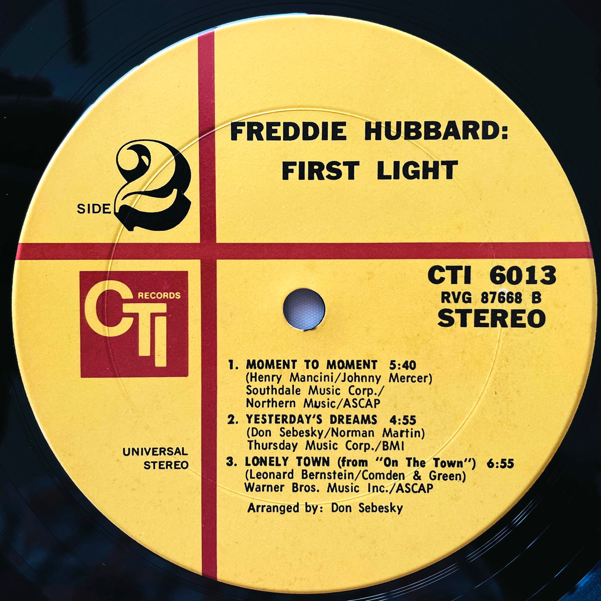 Freddie Hubbard – First Light (US Original Press) - Portal Records