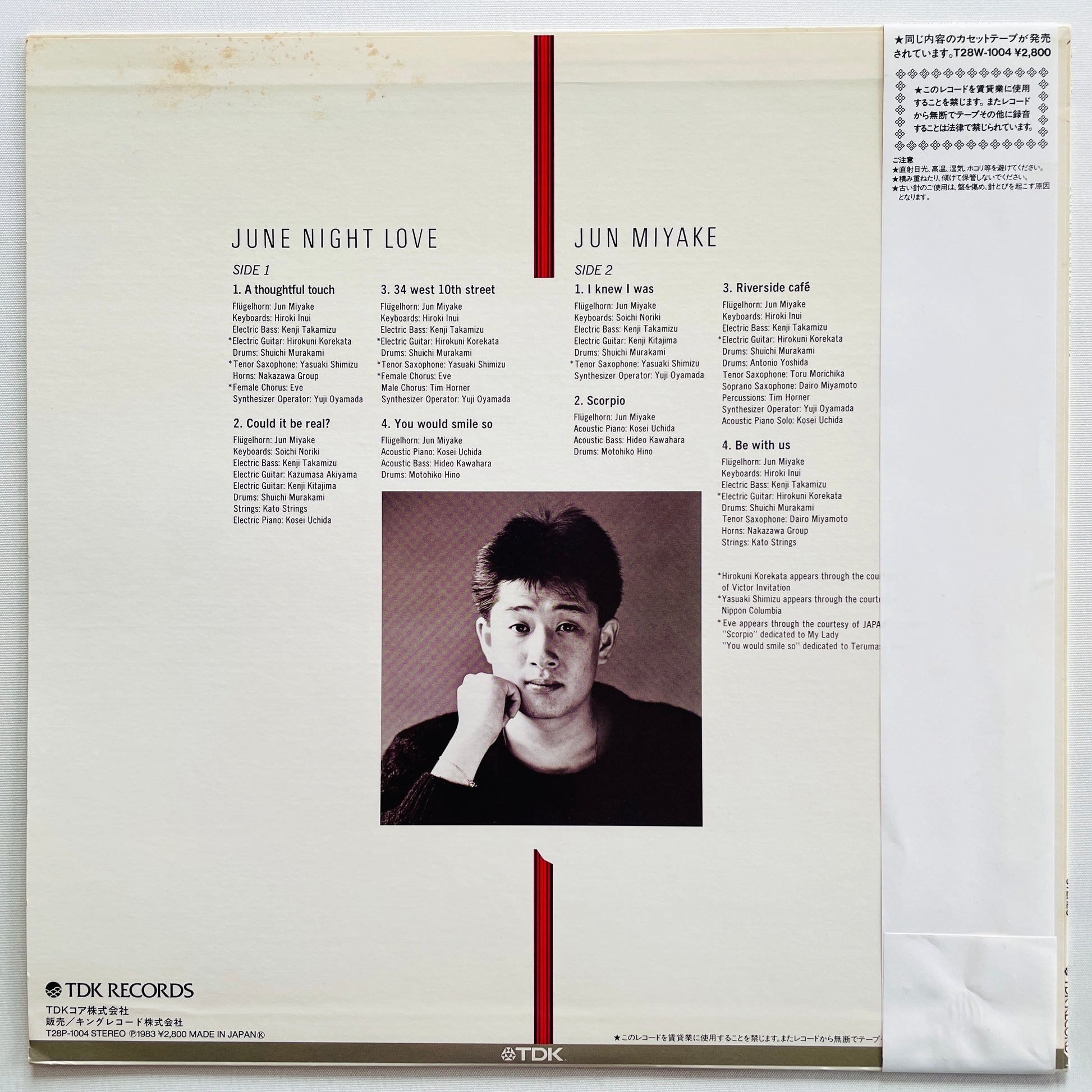 Jun Miyake – June Night Love (Original) - Portal Records