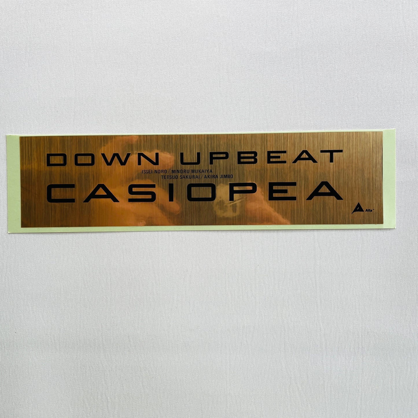 Casiopea - Down Upbeat (Original, w/Sticker)