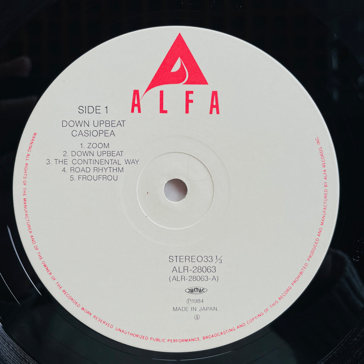 Casiopea - Down Upbeat (Original, w/Sticker)