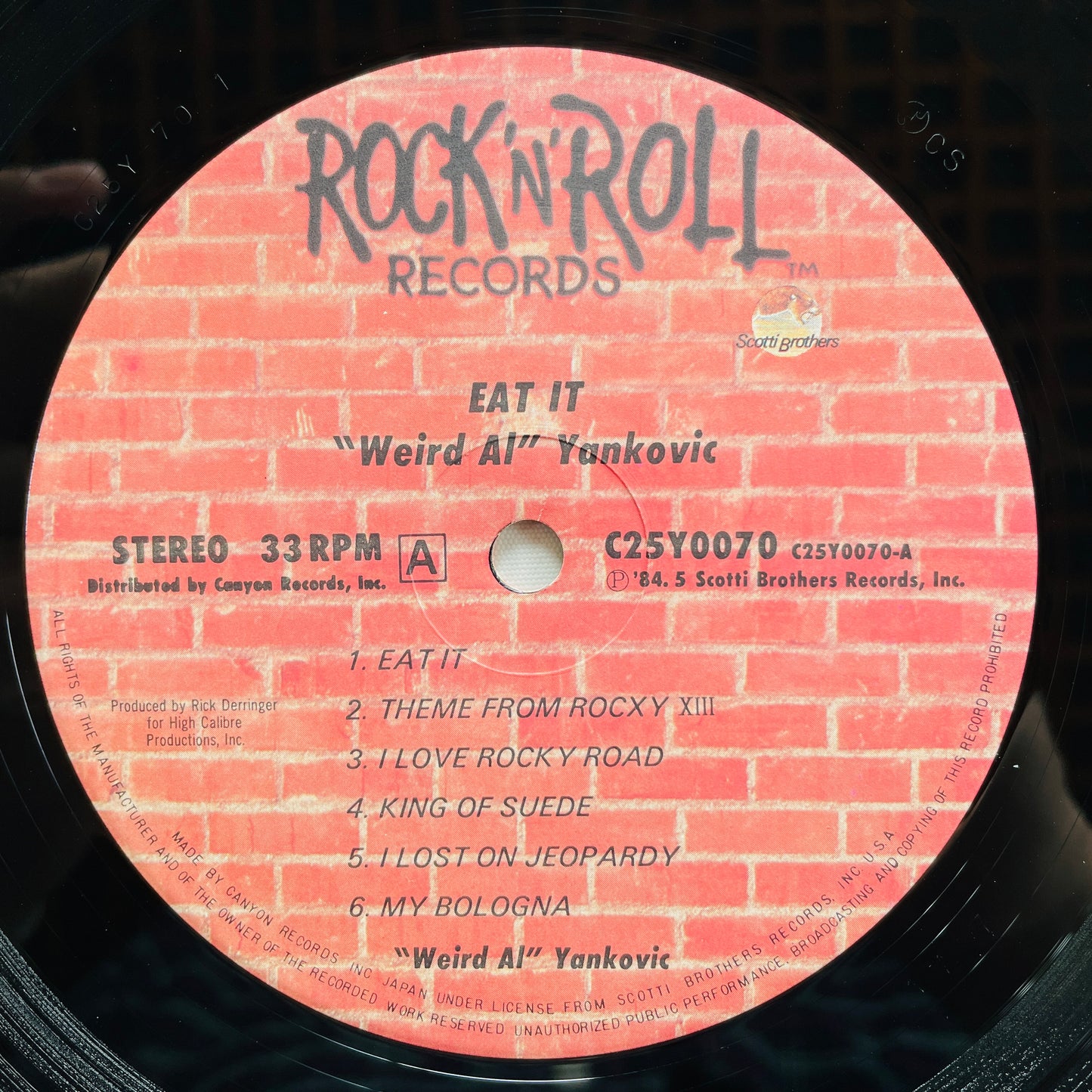 "Weird Al" Yankovic – Eat It (Original) - Portal Records