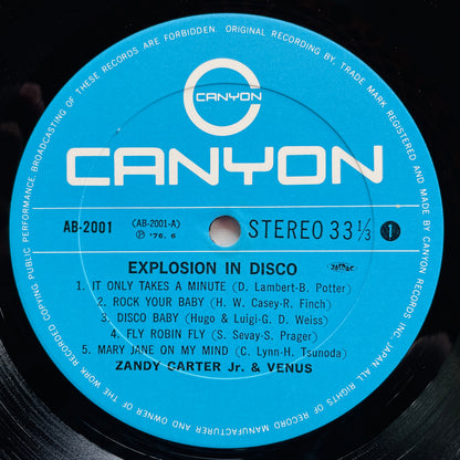 Zandy Carter Jr. & Venus – Explosion In Disco (Original) - Portal Records