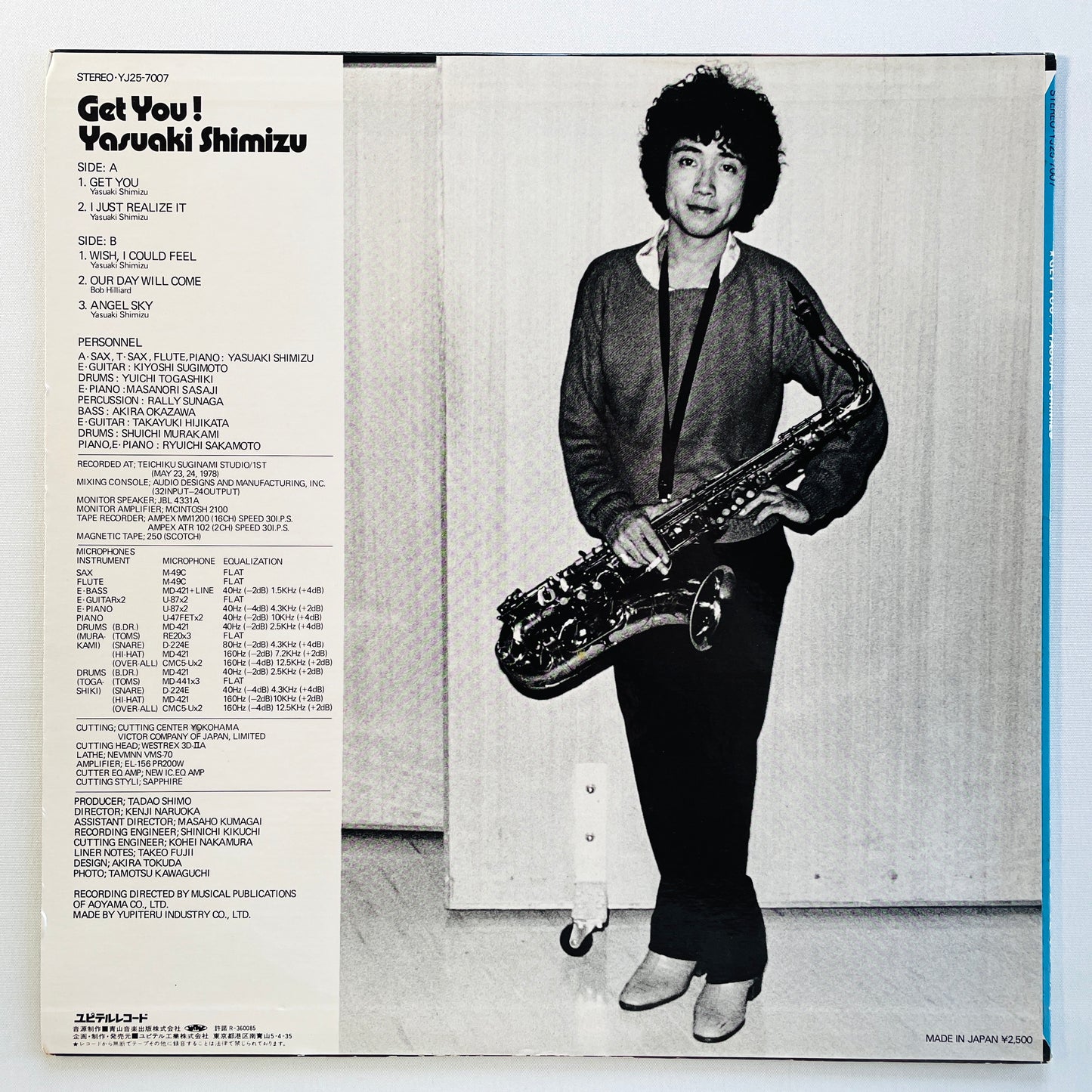 Yasuaki Shimizu - Get You! (Original) - Portal Records