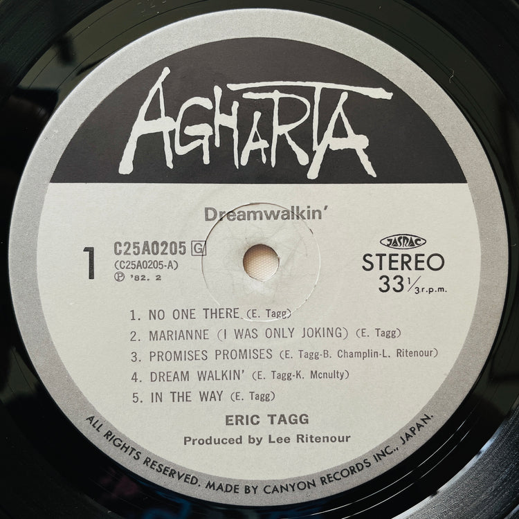 Eric Tagg – Dreamwalkin' (Original Press) - Portal Records