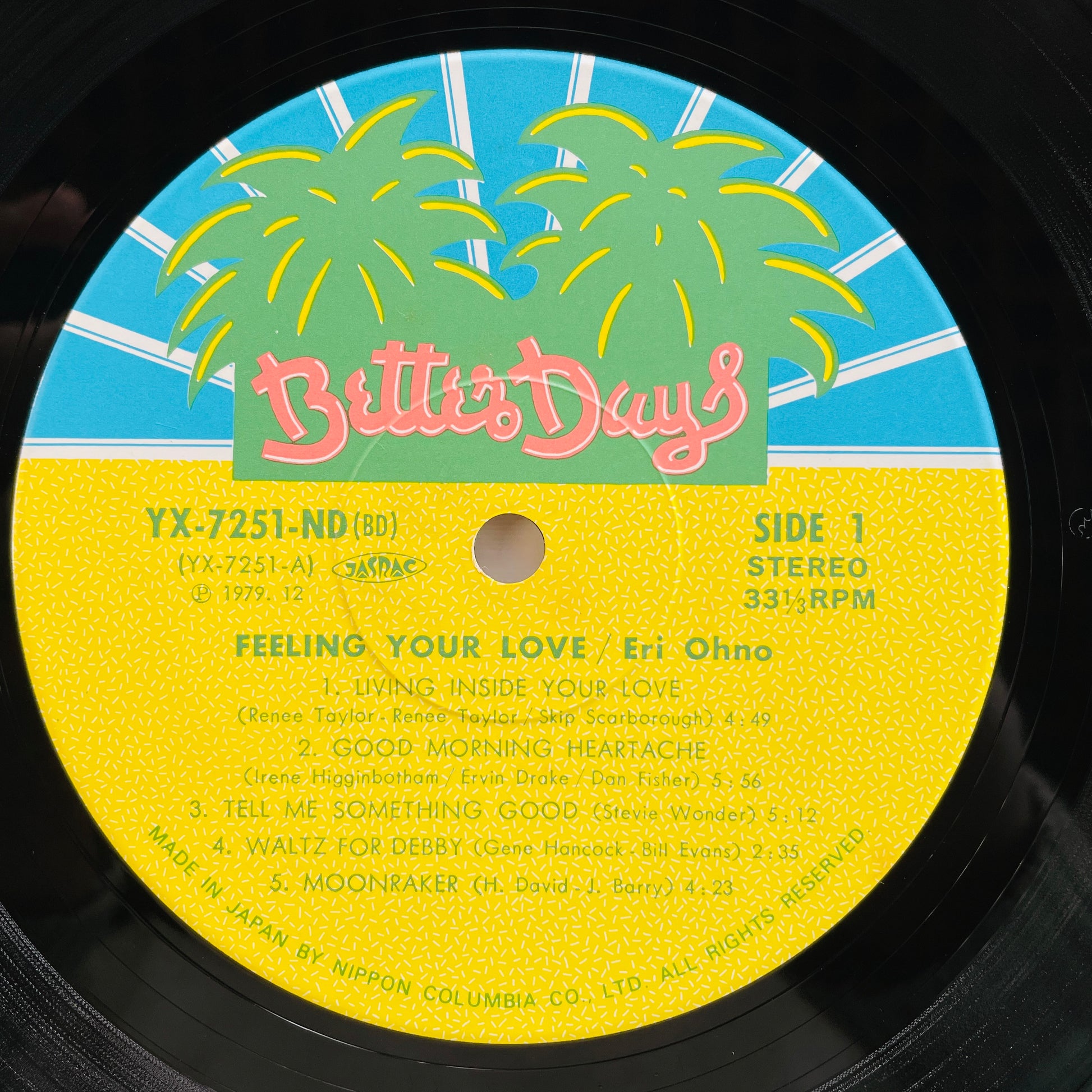 Eri Ohno – Feeling Your Love (Original) - Portal Records