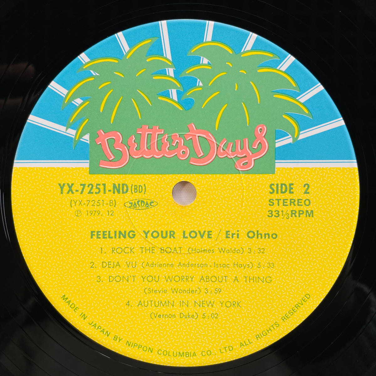Eri Ohno – Feeling Your Love (Original) - Portal Records