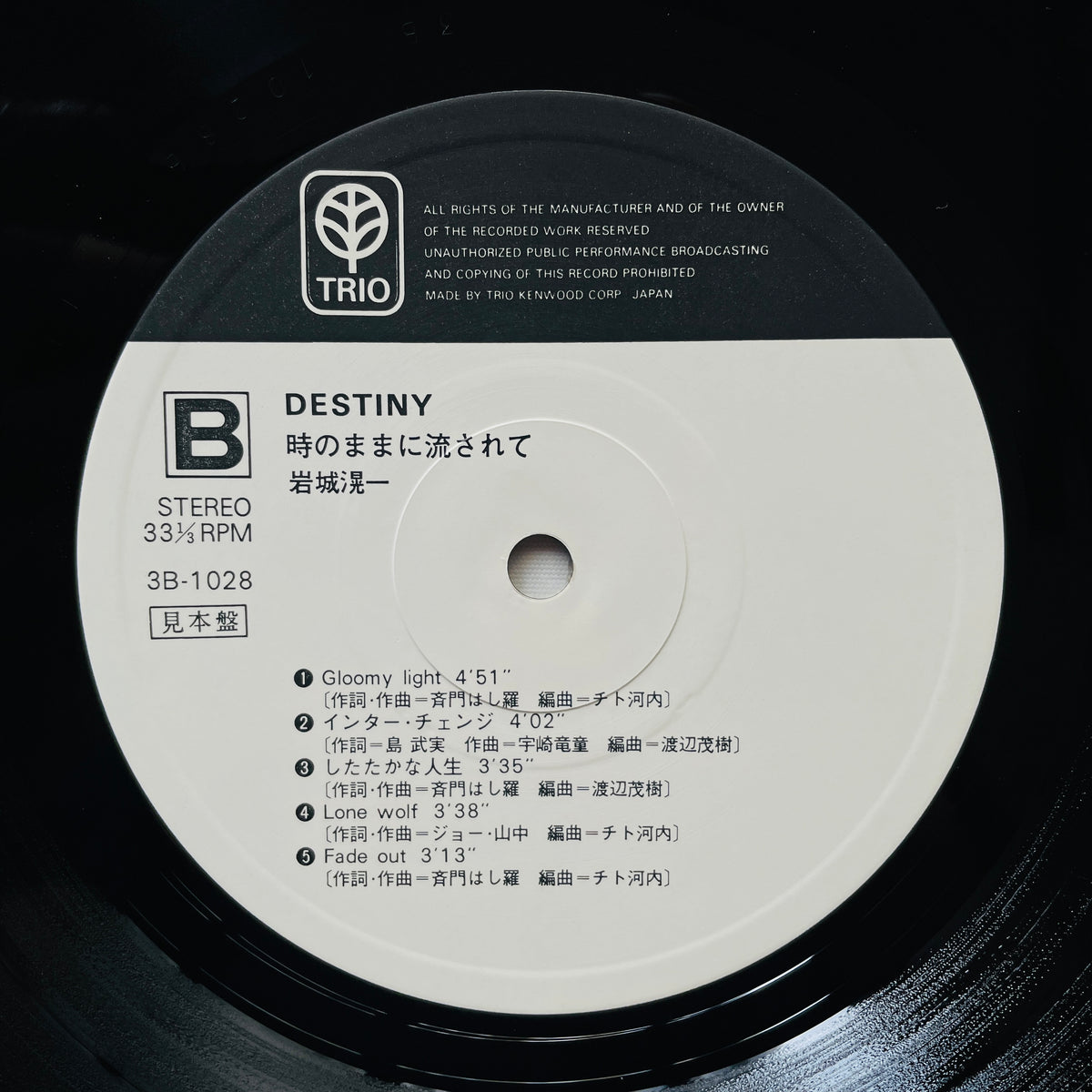 Koichi Iwaki – Destiny (Original, Promo)