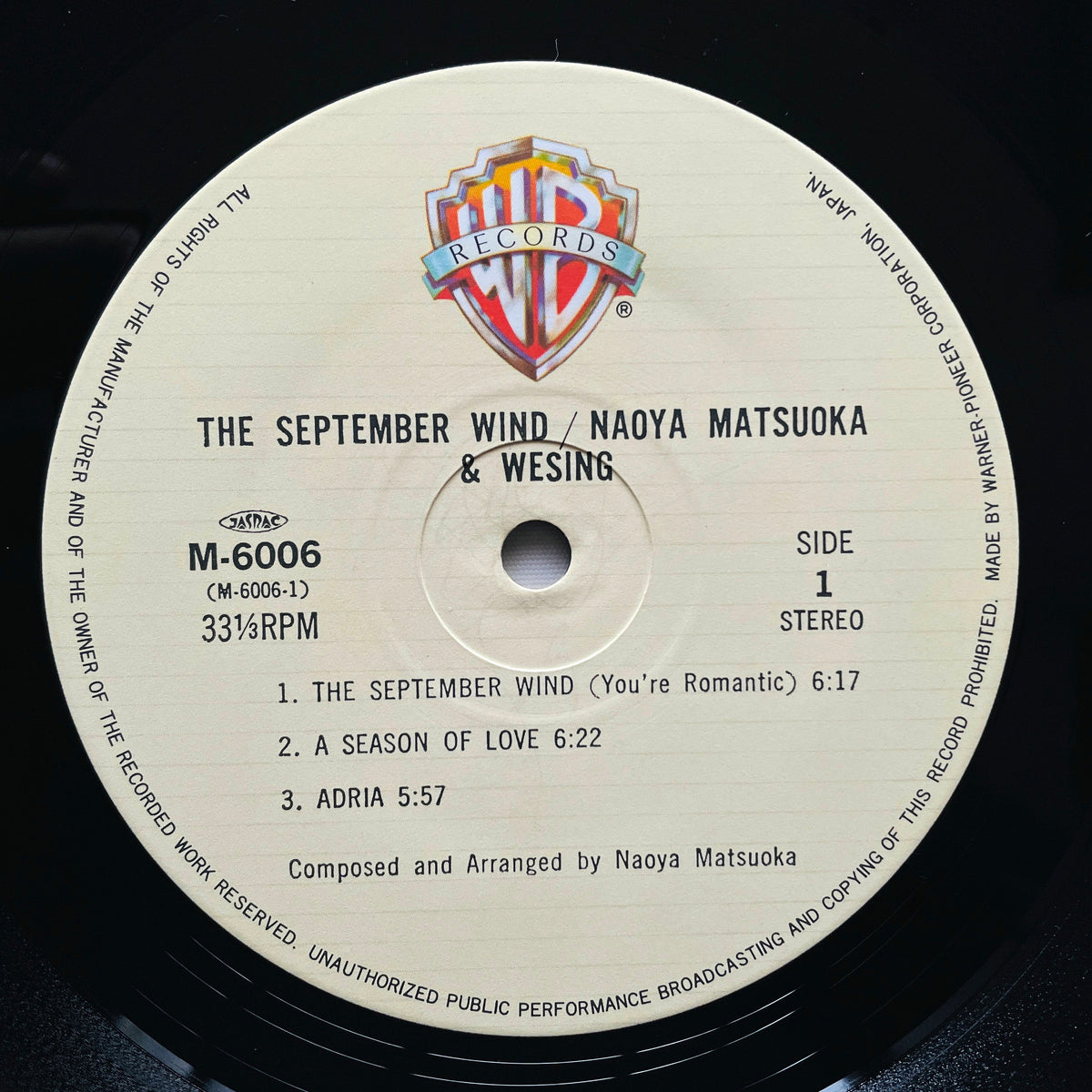 Naoya Matsuoka & Wesing – The September Wind (Original)