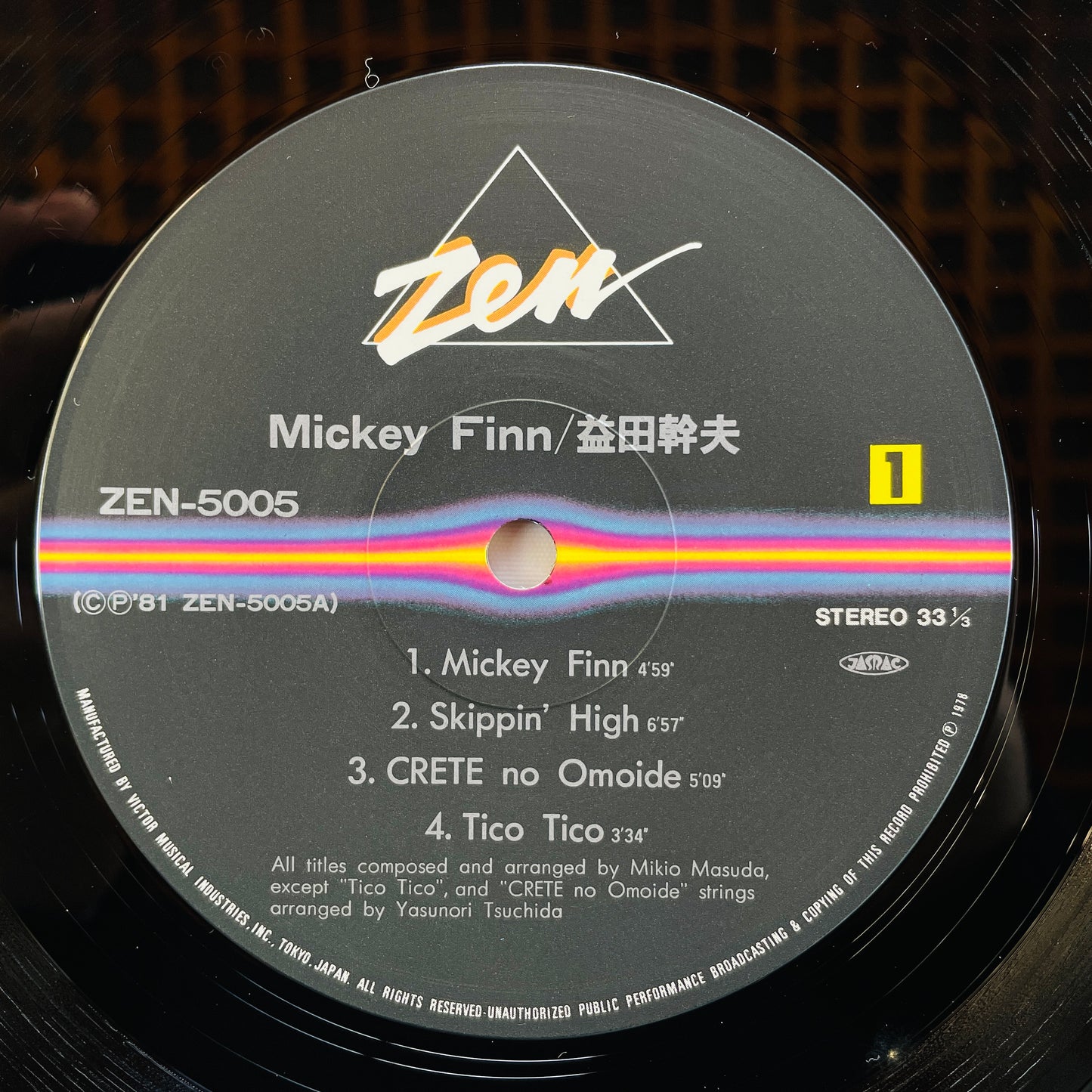 Mikio Masuda – Mickey Finn (Original)