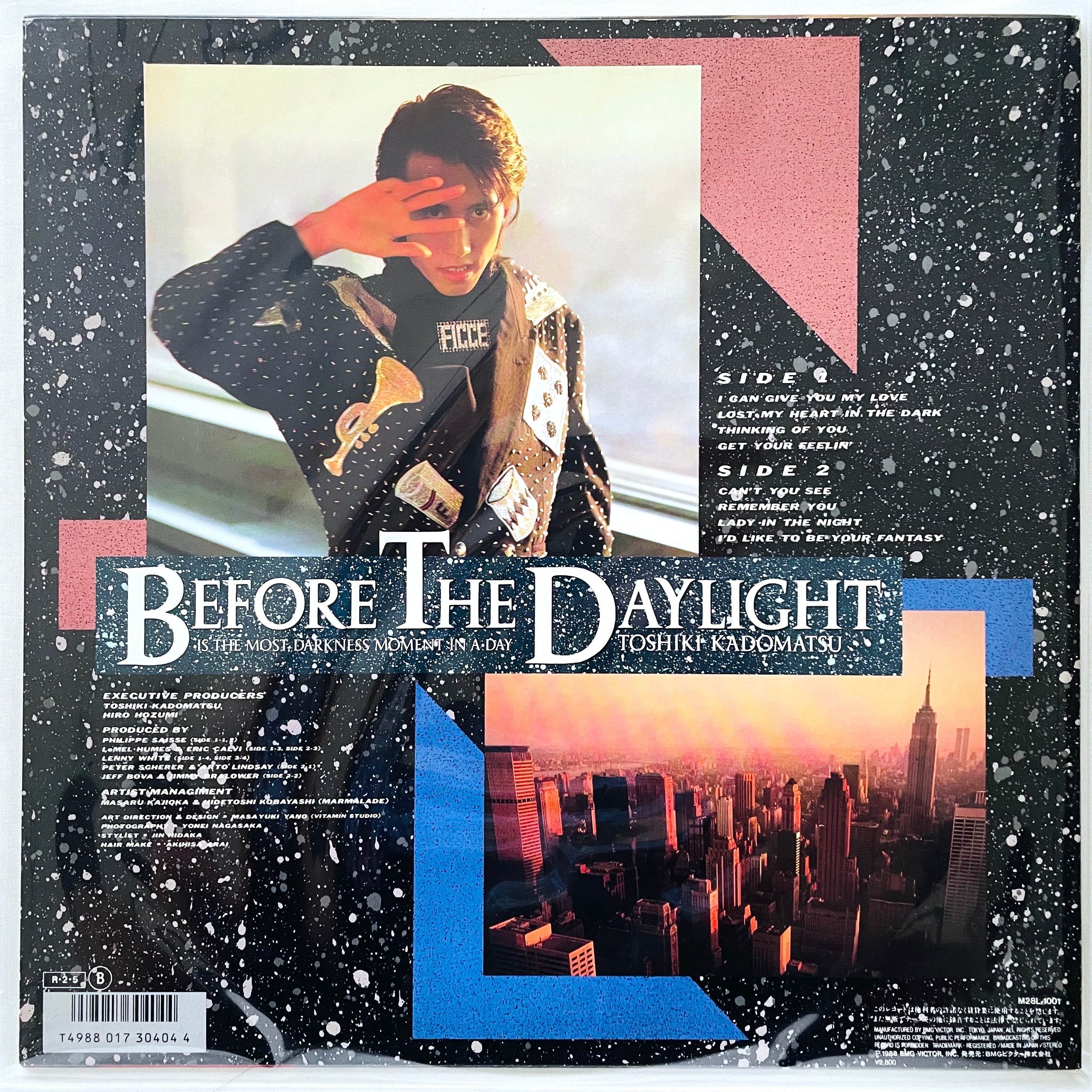 Toshiki Kadomatsu - Before The Daylight (Original) – Portal Records