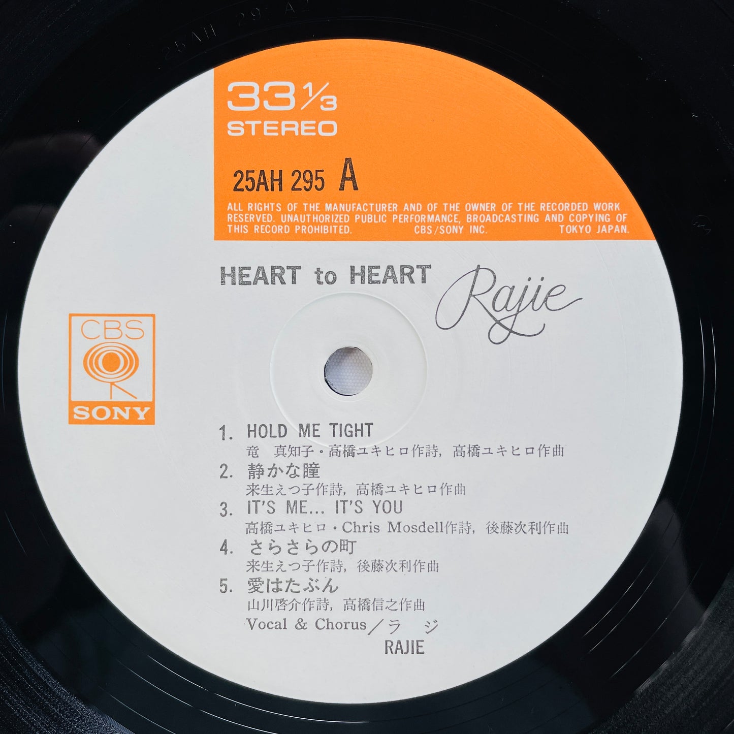 Rajie - Heart To Heart (Original)