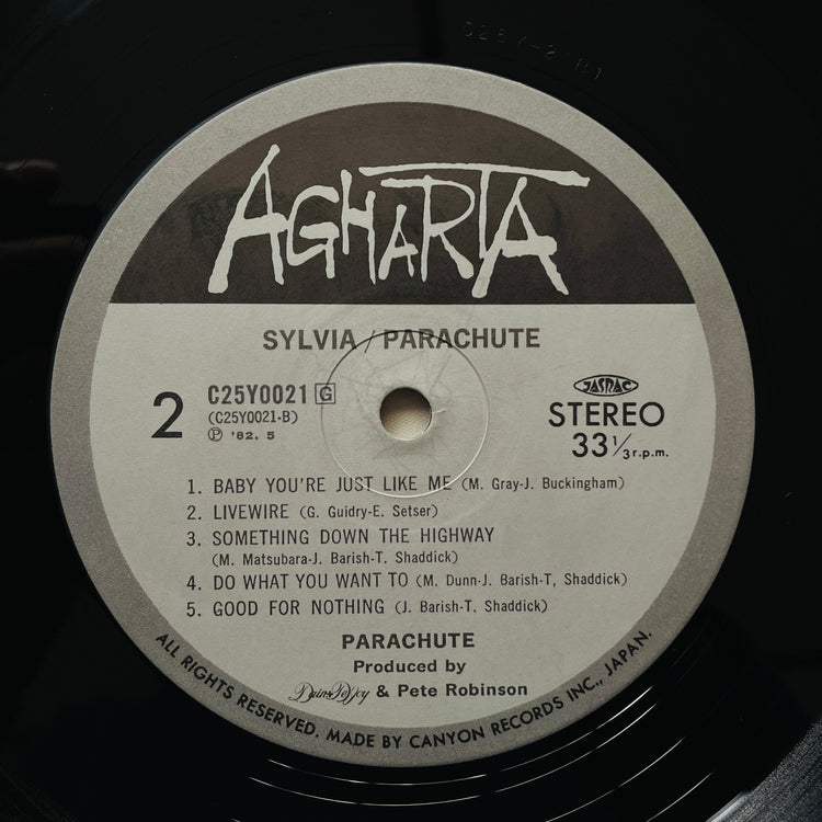 Parachute – Sylvia (Original) - Portal Records