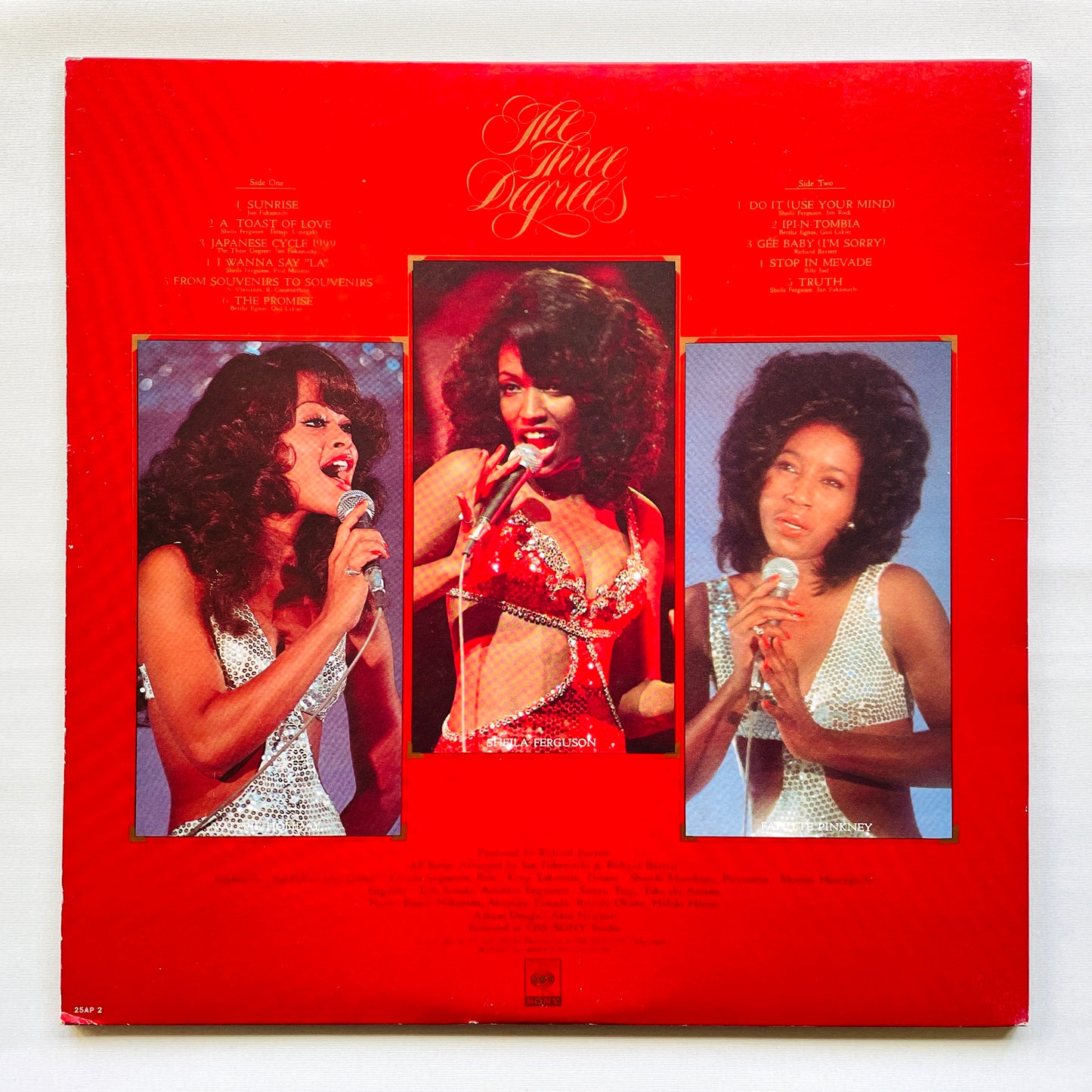 The Three Degrees – A Toast Of Love (Original, w/Poster)