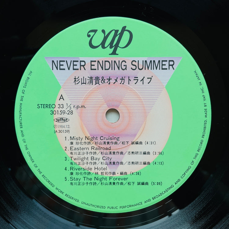 S. Kiyotaka & Omega Tribe - Never Ending Summer (Original)