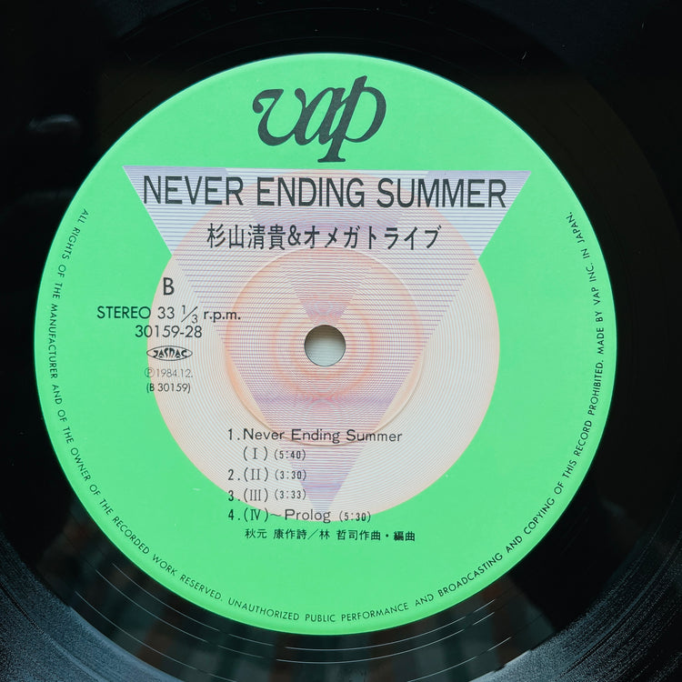 S. Kiyotaka & Omega Tribe - Never Ending Summer (Original)