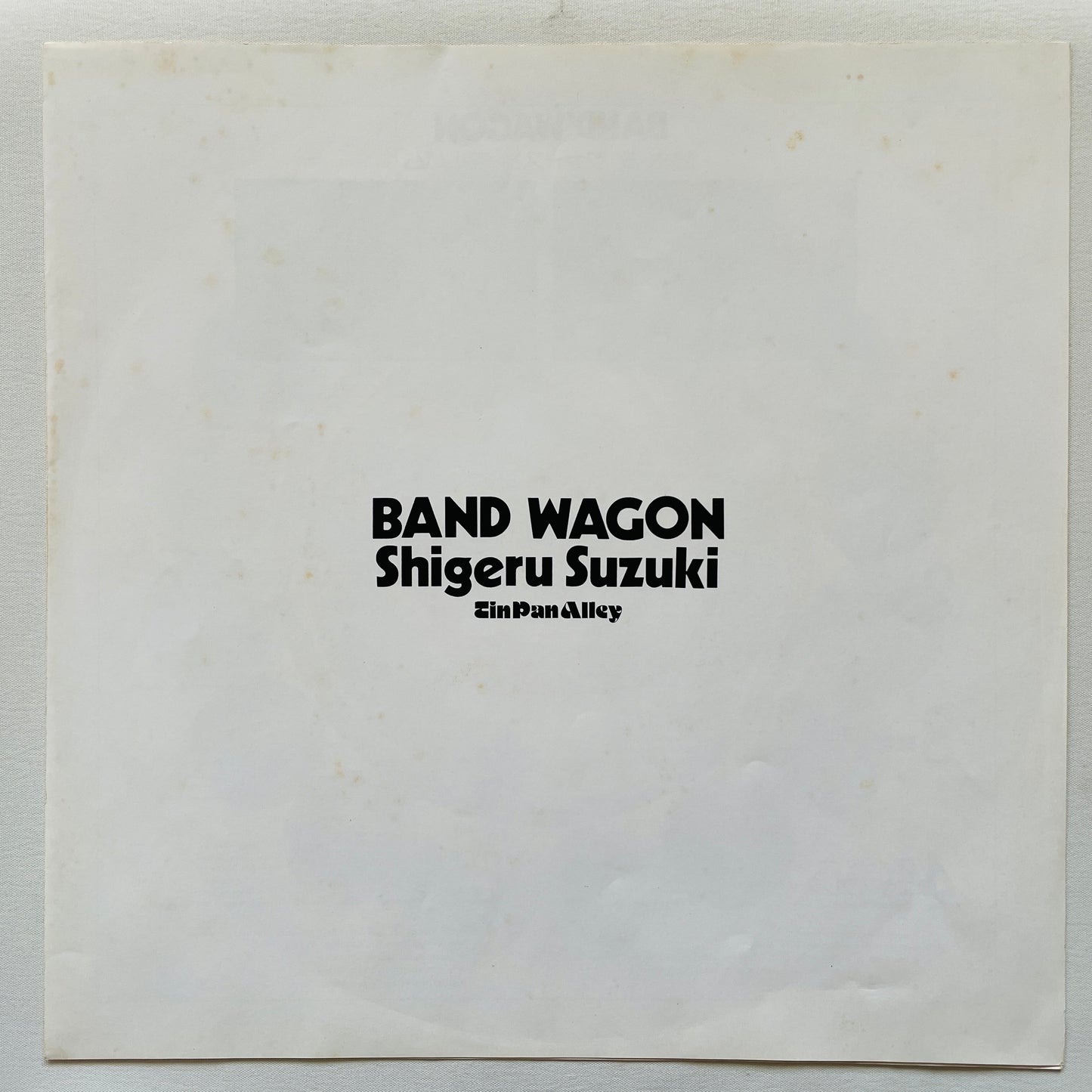 Shigeru Suzuki – Band Wagon (Original)