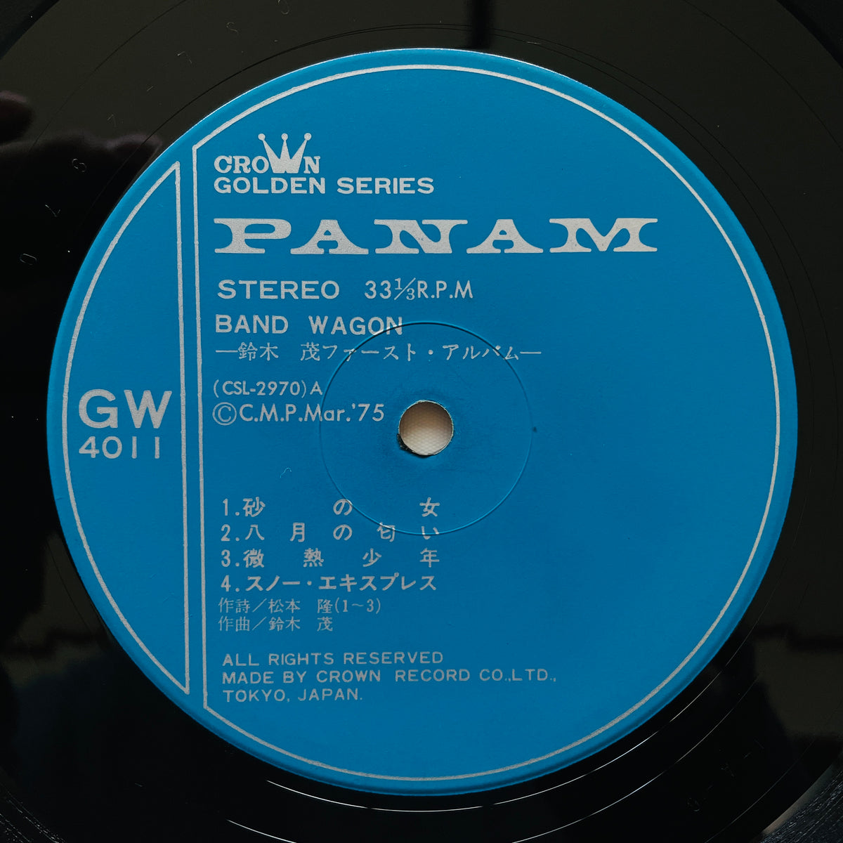 Shigeru Suzuki – Band Wagon (Original)