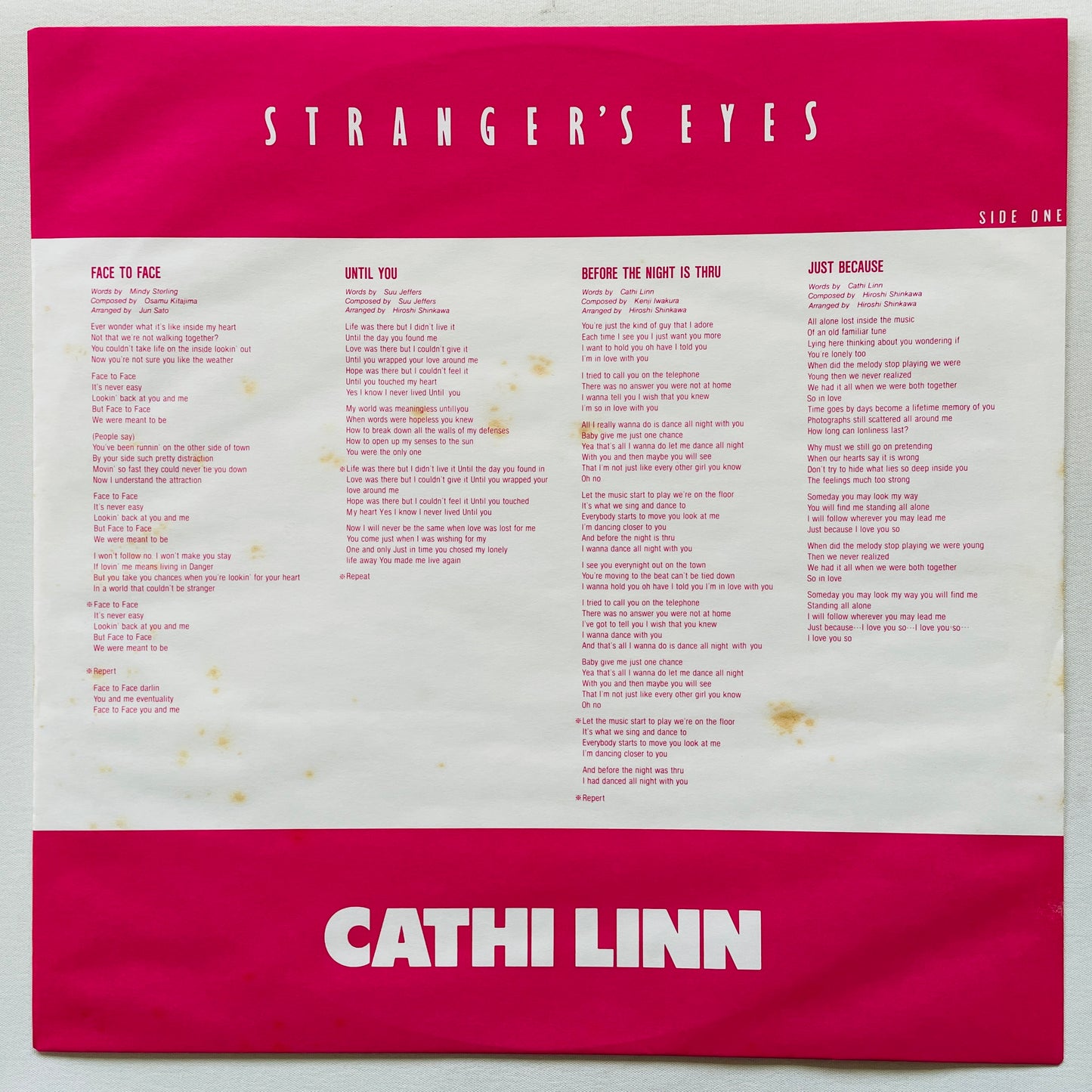 Cathi Linn – Stranger's Eyes (Original, Promo)