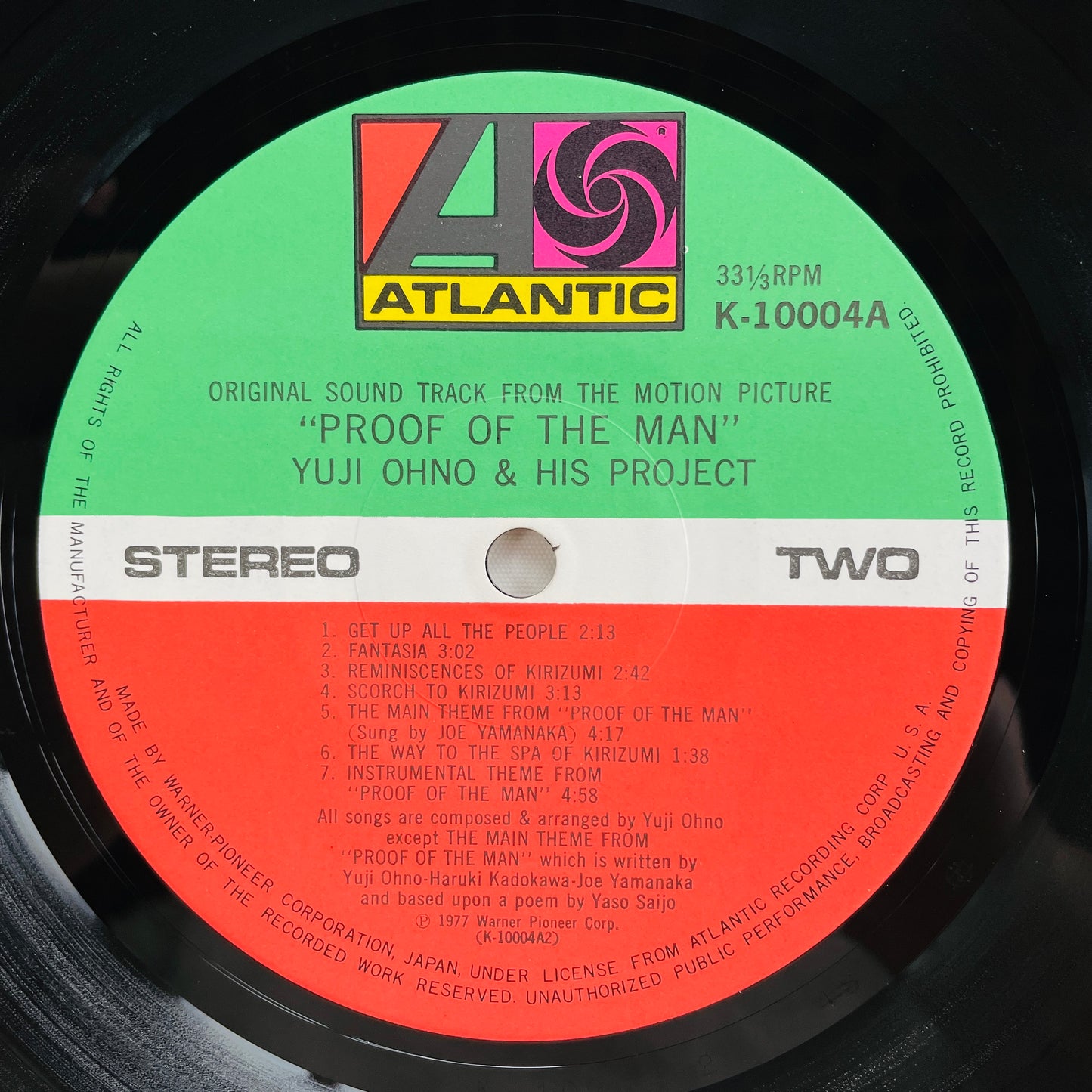 Yuji Ohno & His Project - Proof Of The Man (Original)