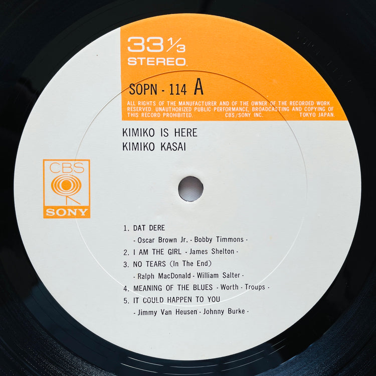 Kimiko Kasai  – Kimiko Is Here (Original) - Portal Records