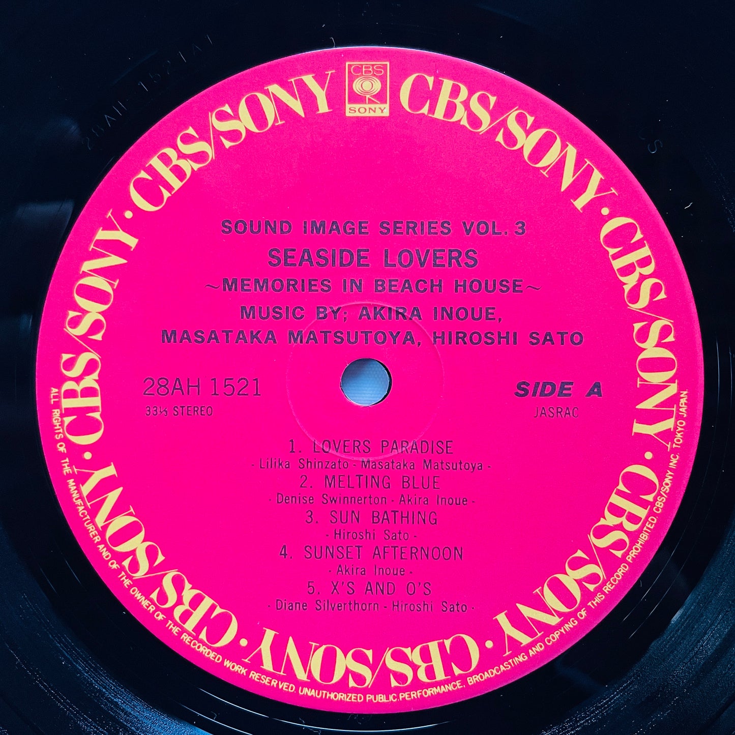 Hiroshi Satoh, Akira Inoue, Masataka Matsutoya - Seaside Lovers (Original, w/Poster)