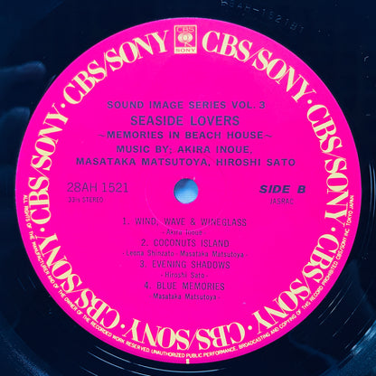 Hiroshi Satoh, Akira Inoue, Masataka Matsutoya - Seaside Lovers (Original, w/Poster)