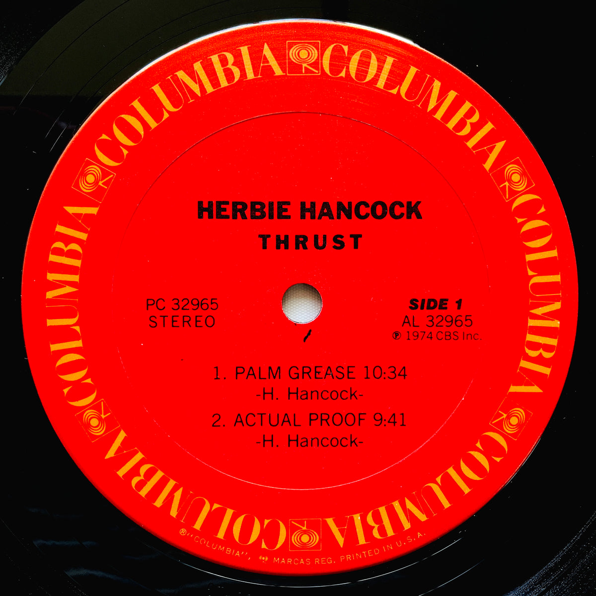 Herbie Hancock – Thrust (Original) - Portal Records