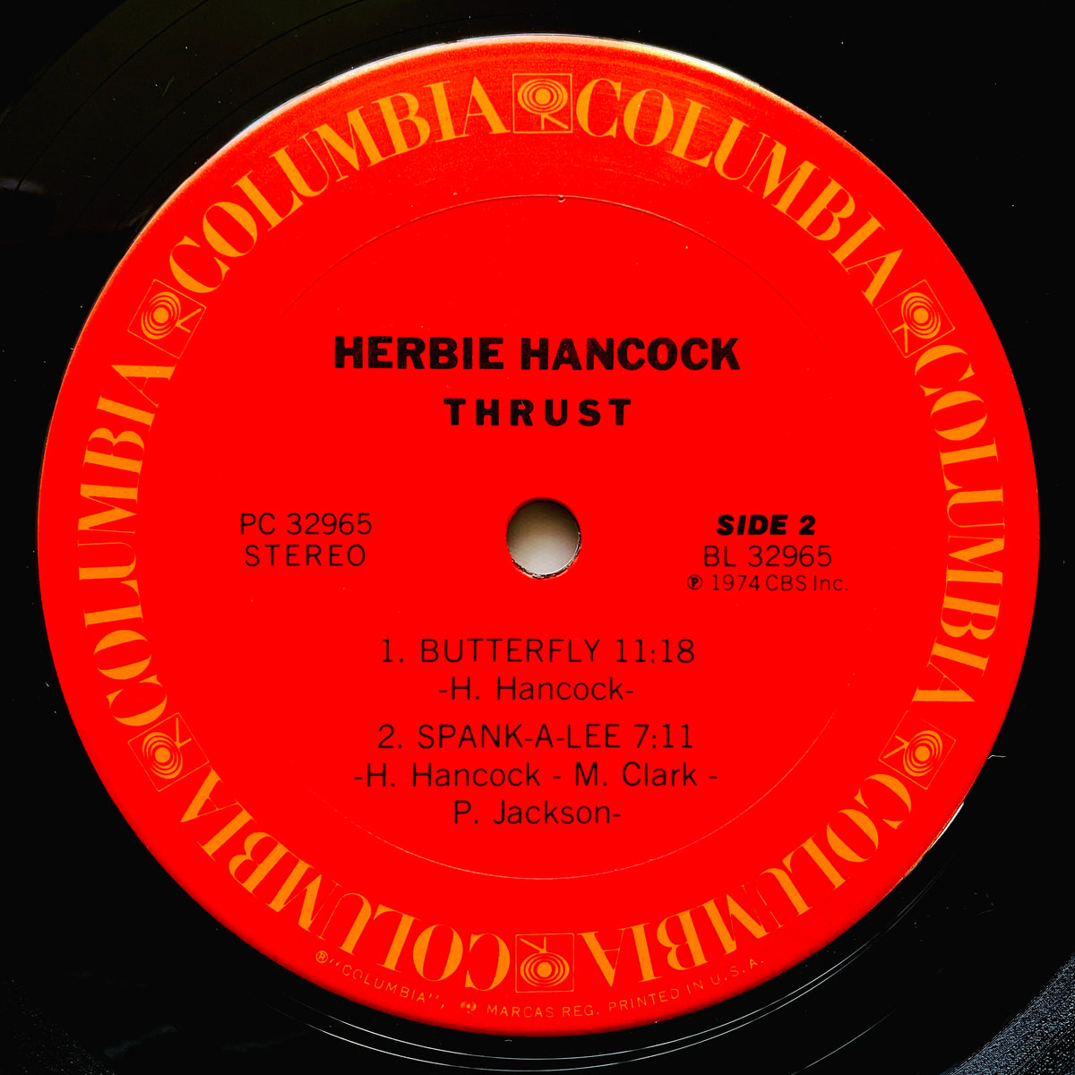 Herbie Hancock – Thrust (Original) - Portal Records