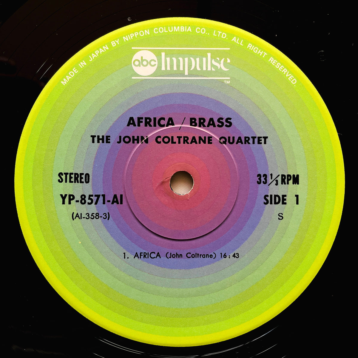 John Coltrane – Africa / Brass (Japanese Press) - Portal Records