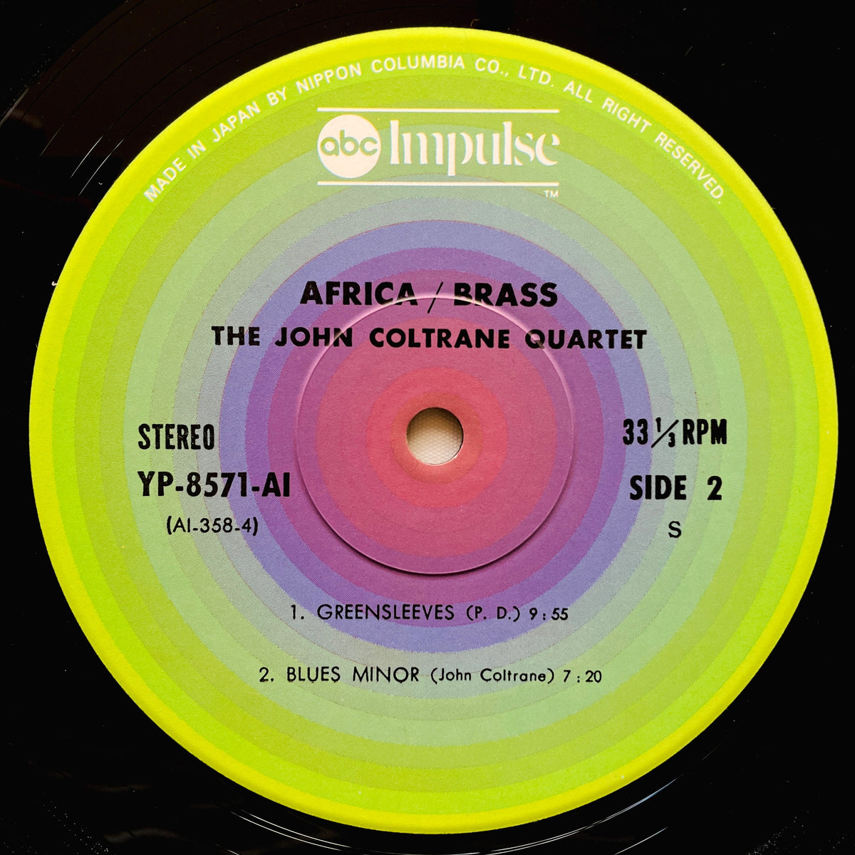 John Coltrane – Africa / Brass (Japanese Press) - Portal Records