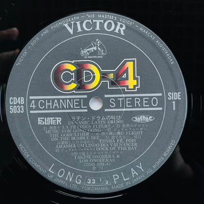 Takeshi Onodera & Los Onoderas – Dynamic Latin Drums (Original, Quadraphonic)