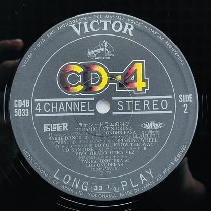 Takeshi Onodera & Los Onoderas – Dynamic Latin Drums (Original, Quadraphonic)