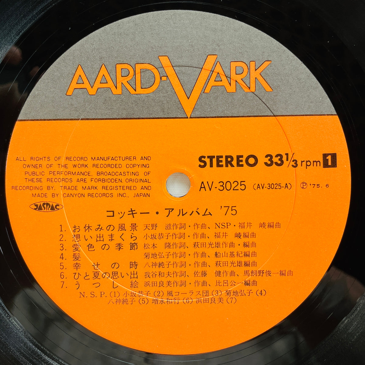 V.A. - Cocky Album'75 (Original) - Portal Records
