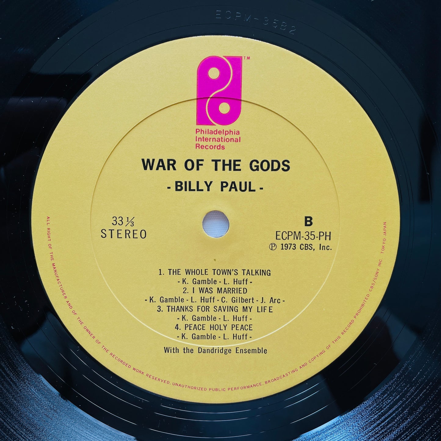 Billy Paul – War Of The Gods (Japanese Pressing)