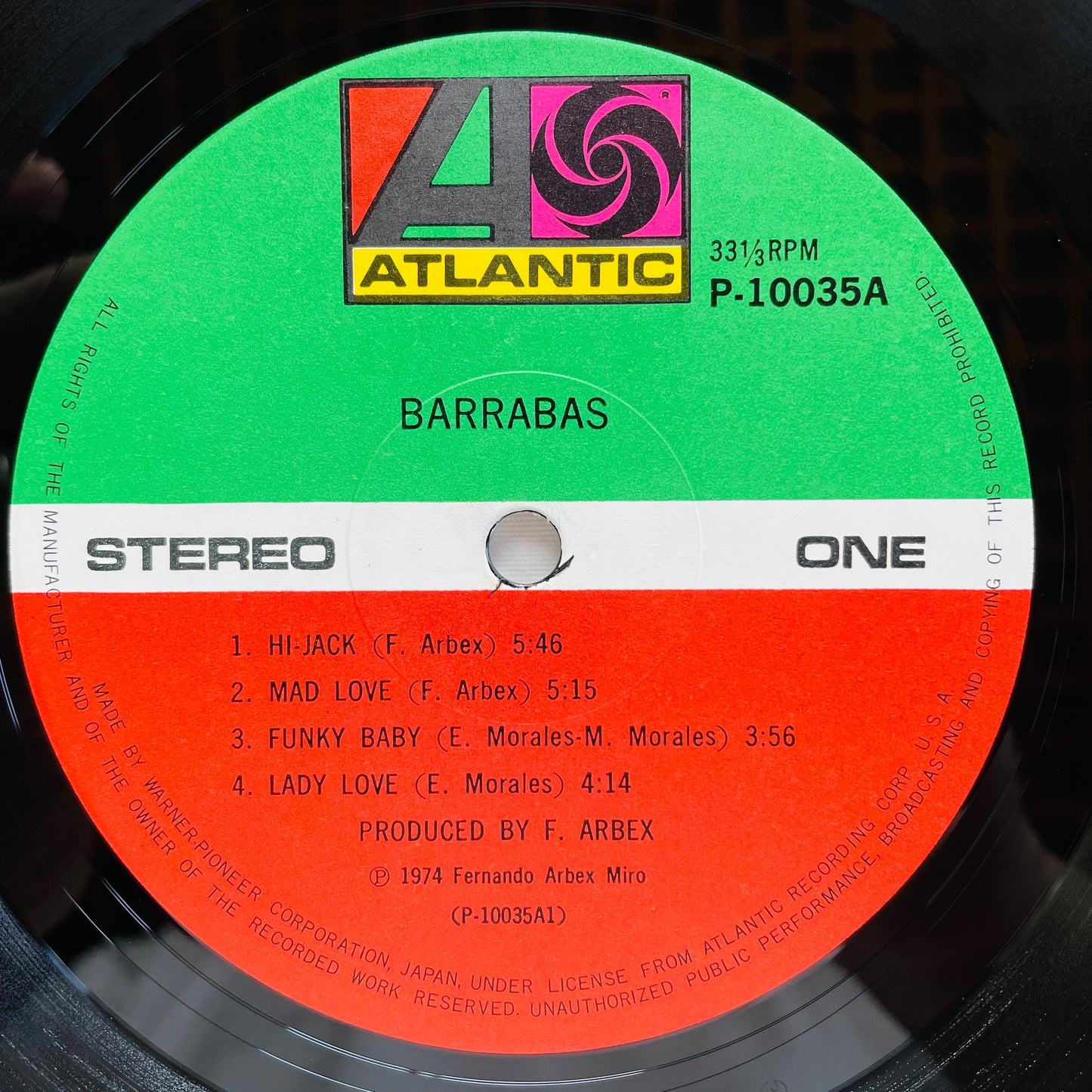Barrabas - Self Titled (Japanese Pressing) - Portal Records