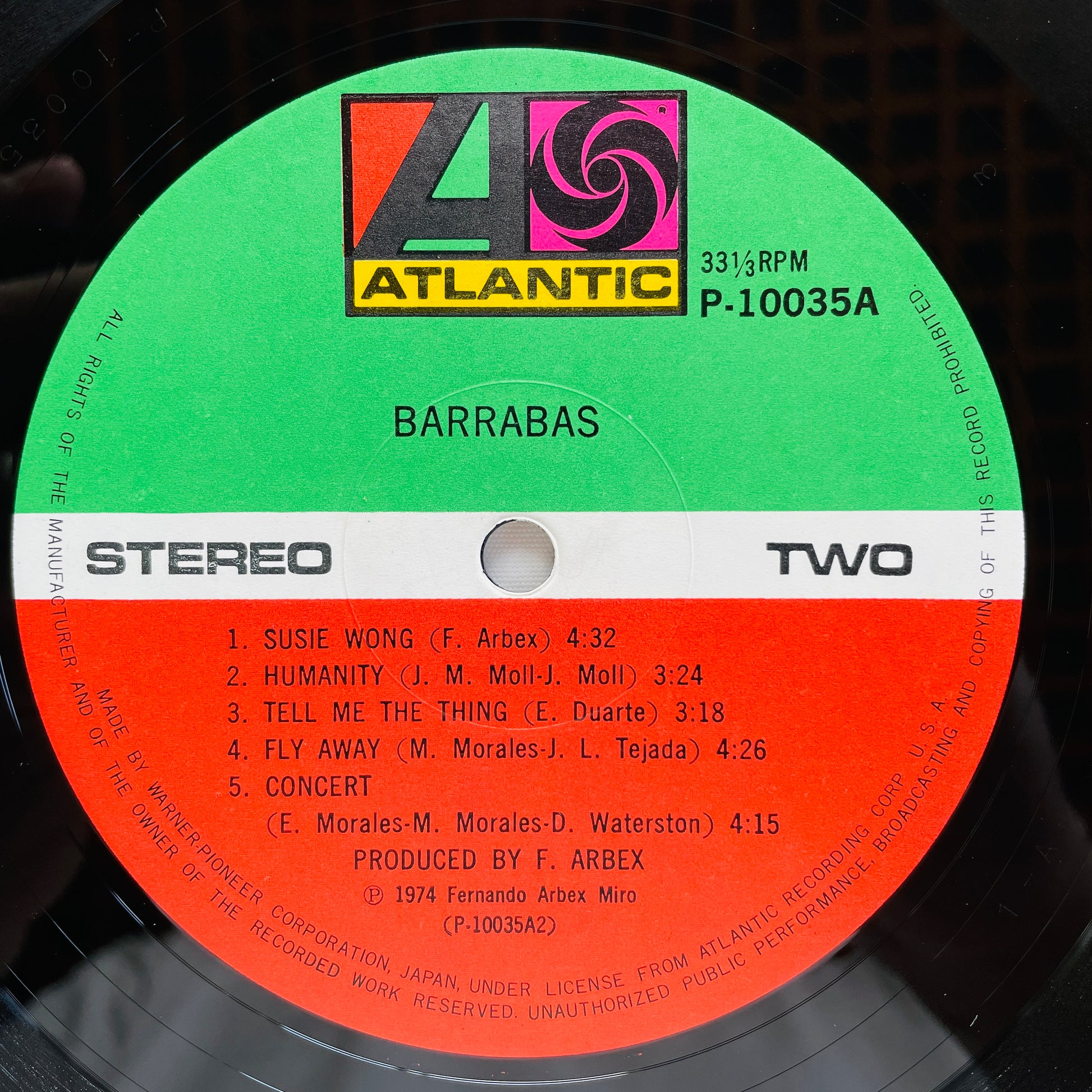 Barrabas - Self Titled (Japanese Pressing) - Portal Records