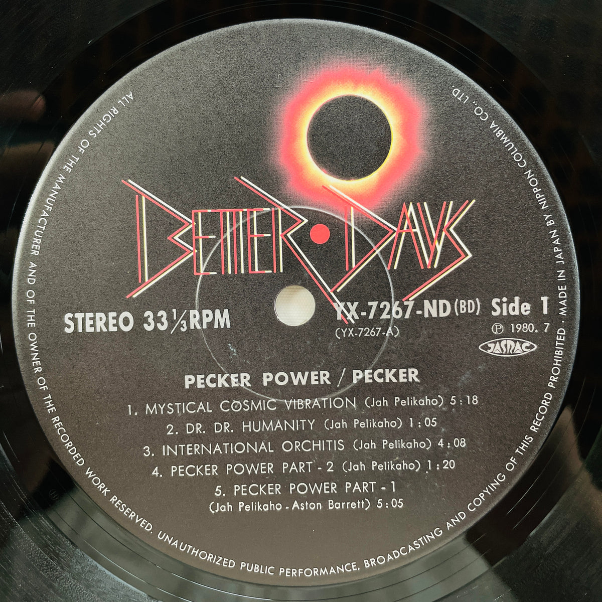 Pecker – Pecker Power (Original) - Portal Records