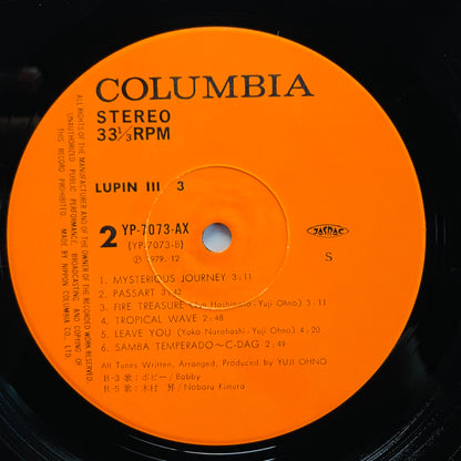 Yuji Ohno - Lupin The 3rd Original Soundtrack 3 (Original)