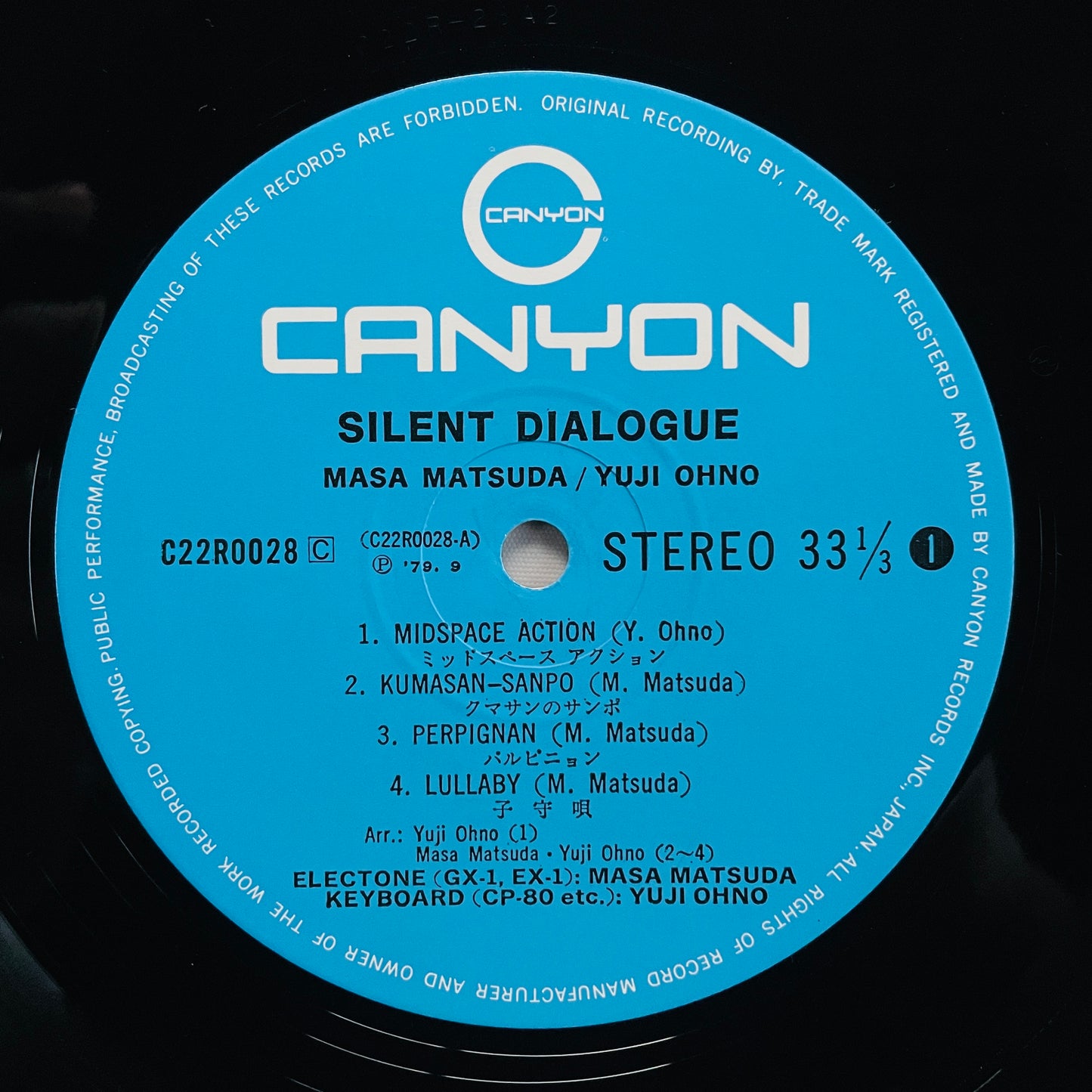 Masa Matsuda / Yuji Ohno – Silent Dialogue (Original)