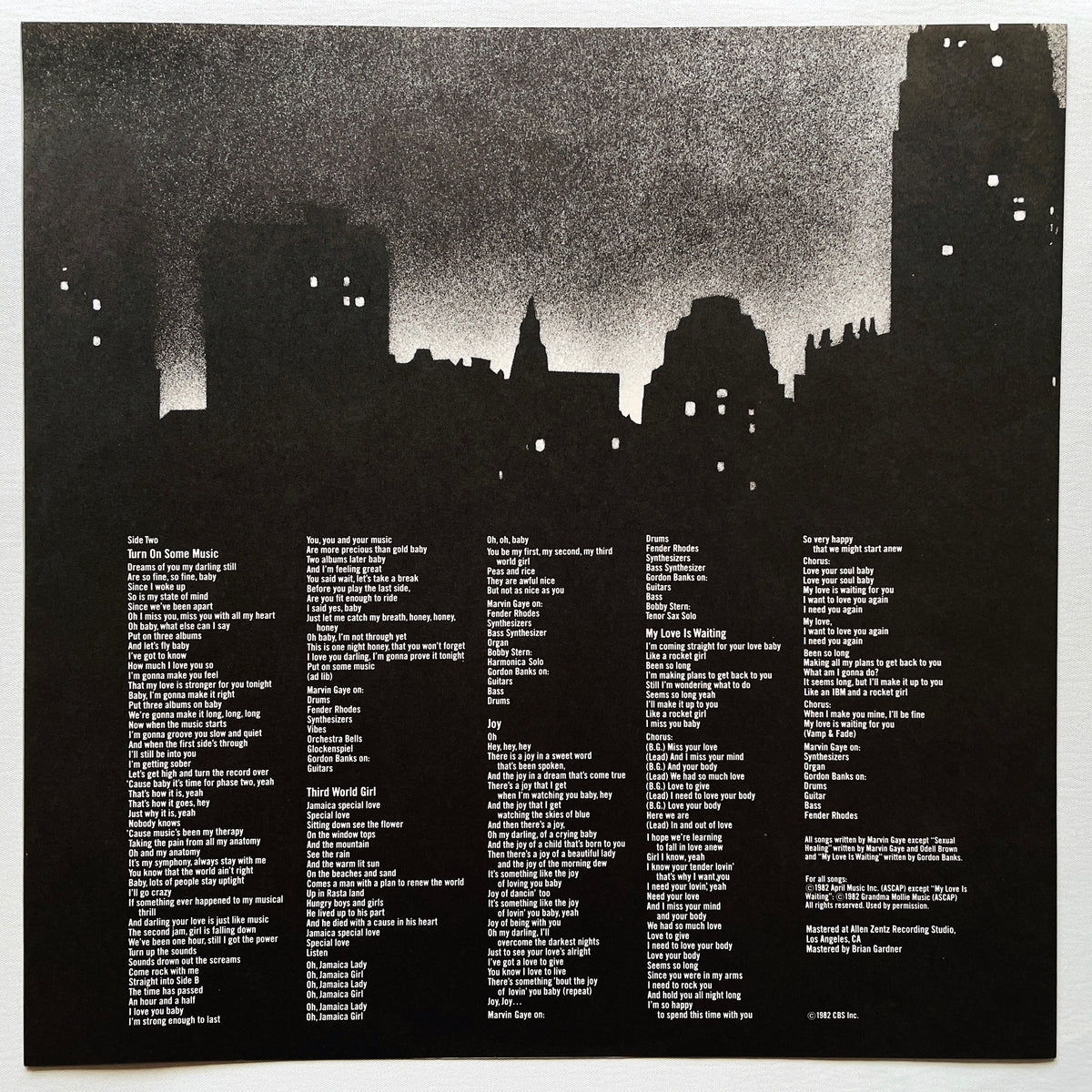 Marvin Gaye – Midnight Love (Japanese Press) - Portal Records